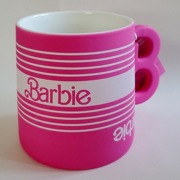 Barbie Classic Hot Pink Oversized Ceramic Mug - Picture 7 of 9